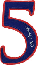 Mario Chalmers "08 Champs" Autographed Kansas City Jayhawks White Jersey (JSA)