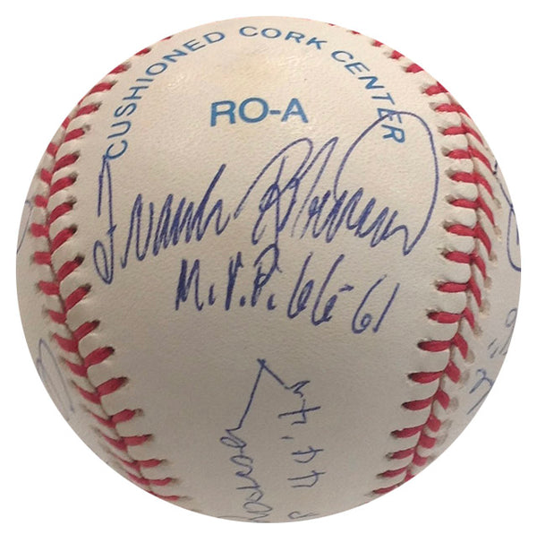 American League & National League MVP Winners Autographed Baseball (PSA)