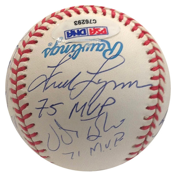 American League & National League MVP Winners Autographed Baseball (PSA)