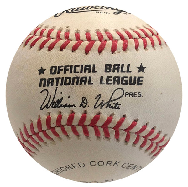Howard Johnson Autographed Official National League Baseball