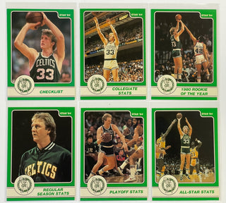 1984 Star Company Larry Bird Complete 18 card NBA set
