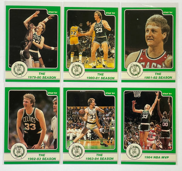 1984 Star Company Larry Bird Complete 18 card NBA set