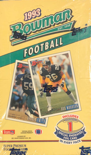 1993 Bowman Football Hobby Wax Box