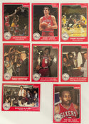 1983-84 Star Company SIXERS CHAMPS Philadelphia 76ers Complete 25-Card Set
