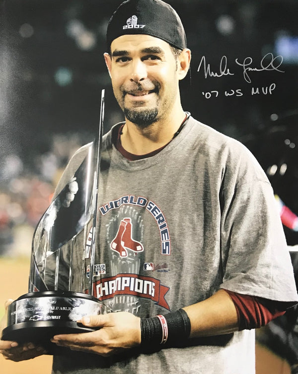 Mike Lowell "07 WS MVP" Autographed 16x20 Photo