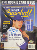 Alex Gordon Autographed Beckett Baseball Magazine