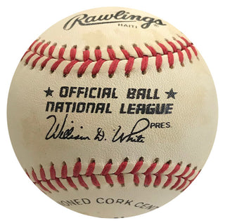 Sammie Smith Autographed Official National League Baseball
