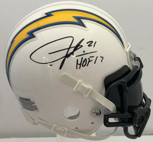 LaDianian Tomlinson Autographed San Diego Chargers Mini Helmet (JSA)