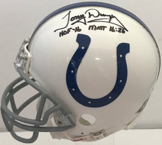 Tony Dungy Autographed Indianapolis Colts Mini Helmet (JSA)