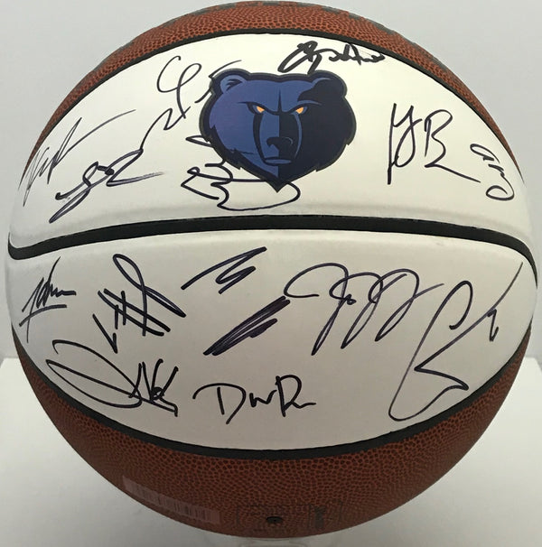 2018-19 Memphis Grizzlies Autographed Basketball
