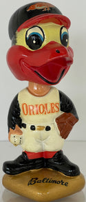 1968 Baltimore Orioles Mascot Vintage Bobble Head Gold Base Nodder