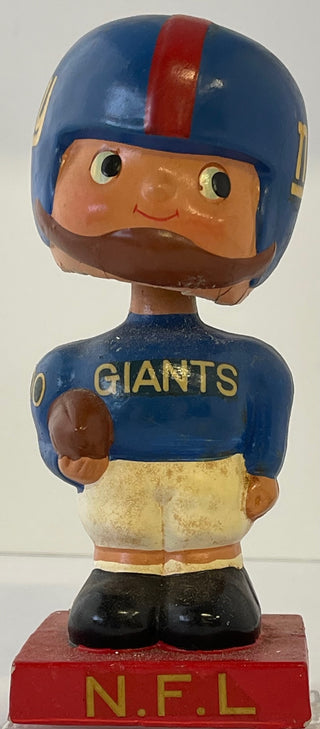 1960's New York Giants Mascot Vintage Bobble Head Nodder Red Base