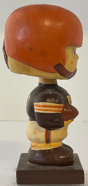 1960's Cleveland Browns Mascot Vintage Bobble Head Nodder Brown Base