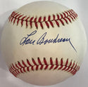 Lou Boudreau Autographed Official American League Baseball (JSA)