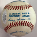 Lou Boudreau Autographed Official American League Baseball (JSA)