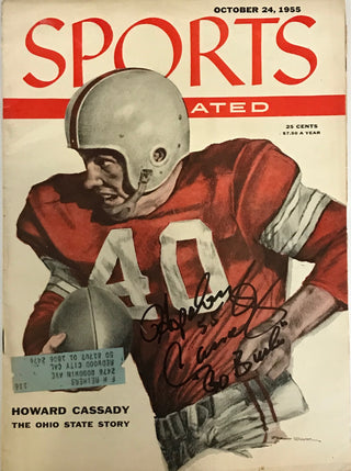 Howard Hopalong Cassady Signed Sports Illustrated October 24 1955
