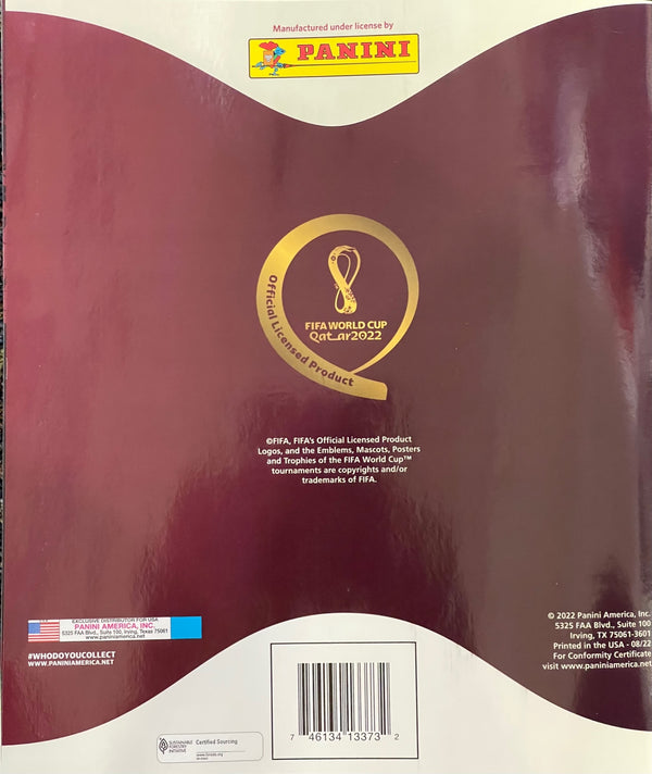 2022 FIFA World Cup Qatar Official Sticker Album & 3 Packs | Hollywood ...