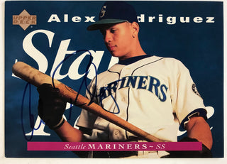 Alex Rodriguez Autographed 5x7 Upper Deck Card