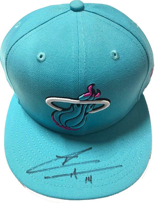 Tyler Herro Autographed Miami Heat ViceWave Logo Hat (JSA)