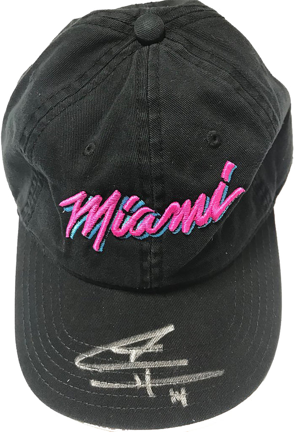 Tyler Herro Autographed Miami Heat Vice Logo Hat (JSA)