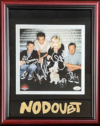 No Doubt Autographed Framed 8x10 Photo (JSA)
