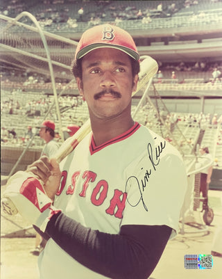 Jim Rice Autographed 8x10 Baseball Photo (Tristar)
