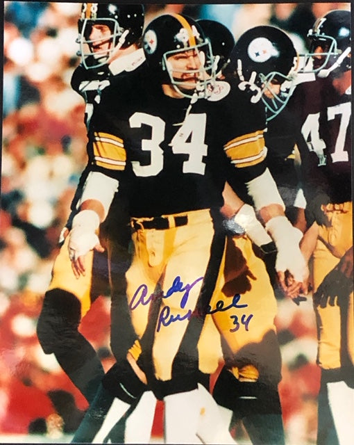 Andy Russell Autographed 8x10 Football Photo