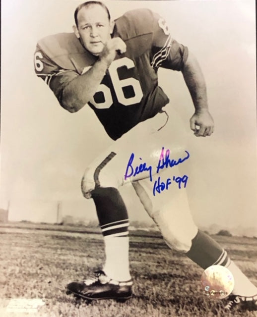 Billy Shaw Autographed 8x10 Football Photo