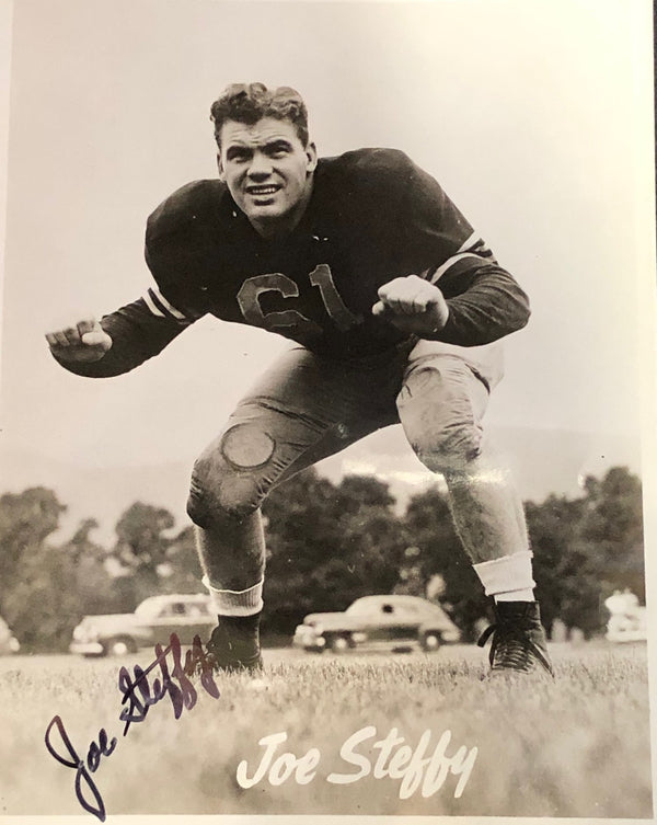 Joe Steffy Autographed 8x10 Football Photo