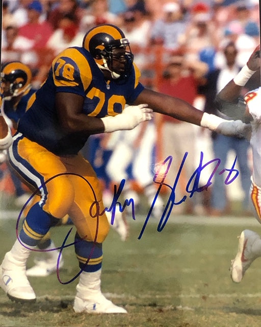 Jackie Slater Autographed 8x10 Football Photo