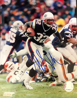 Antowain Smith Autographed 8x10 Football Photo