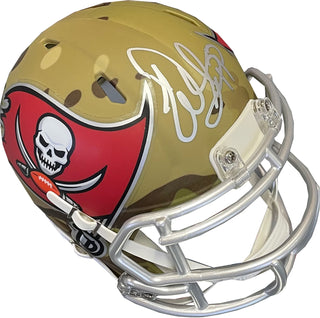 Warren Sapp Autographed Tampa Bay Buccaneers Camo Mini Helmet
