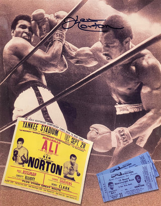 Ken Norton Autographed 11x14 Boxing Photo vs Ali