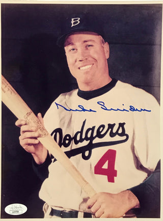 Duke Snider Autographed 8x10 Baseball Photo (JSA)