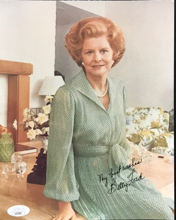 Betty Ford Autographed 8x10 Photo (JSA)
