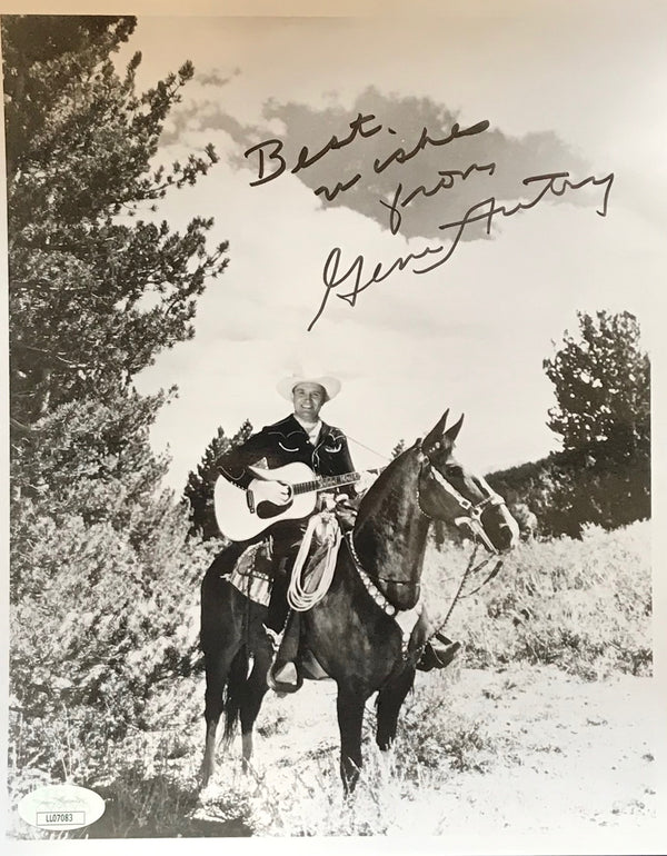 Gene Autry Autographed 8x10 Photo (JSA)
