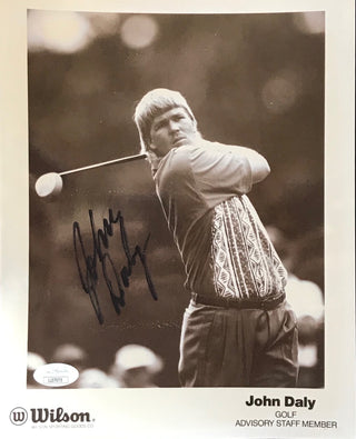 John Daly Autographed Golf 8x10 Photo (JSA)