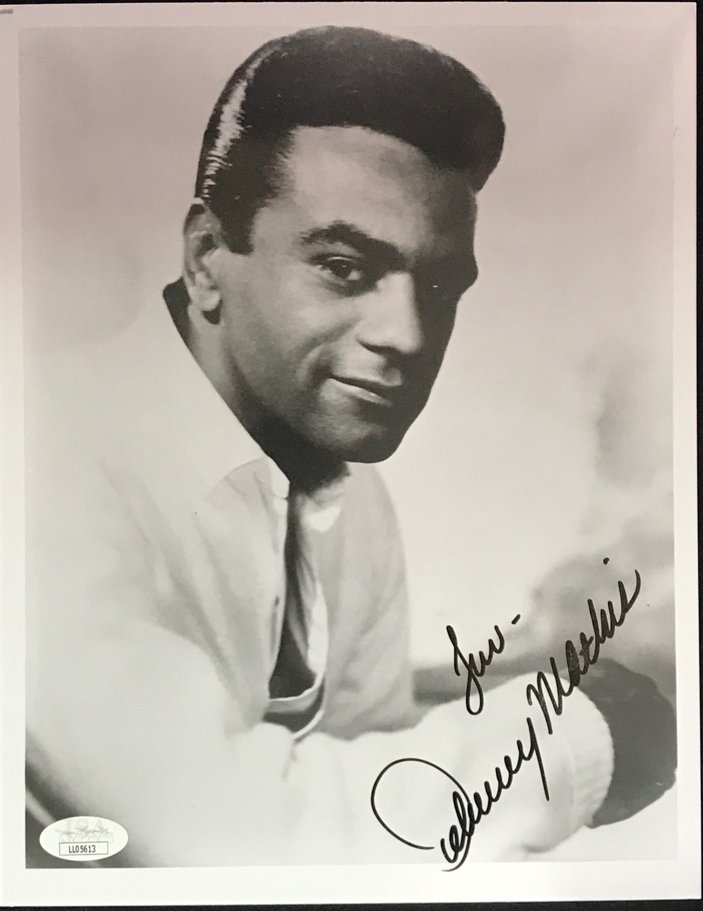 Johnny Mathis Autographed 8x10 Photo (JSA) | Hollywood Collectibles