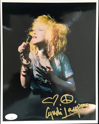 Cyndi Lauper Autographed 8x10 Photo (JSA)