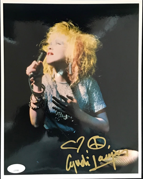 Cyndi Lauper Autographed 8x10 Photo (JSA)