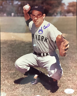 Yogi Berra Autographed 8x10 Baseball Photo