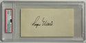 Roger Maris Autographed 3x6 Index Card PSA 9