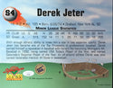 Derek Jeter Signed 8x10 Baseball Photo (JSA)