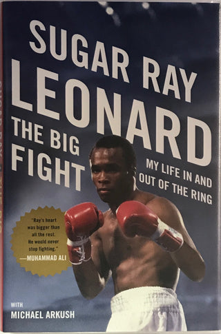 Sugar Ray Leonard Autographed The Big Fight Book