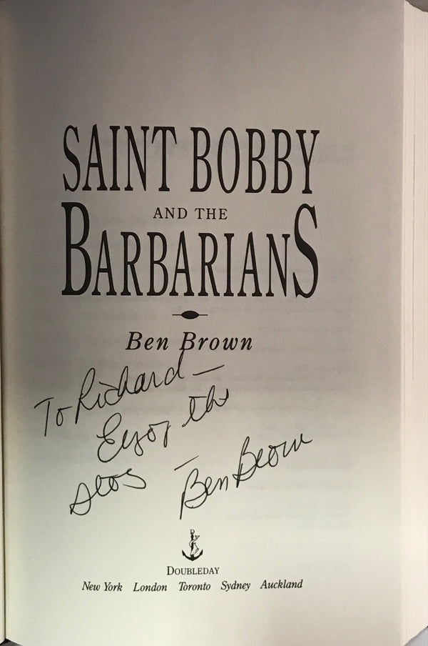 Bobby Bowden Autographed Saint Bobby and the Barbarians Book