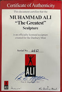 Muhammad Ali "The Greatest" Statue w COA Limited Edition Numbered Danbury Mint