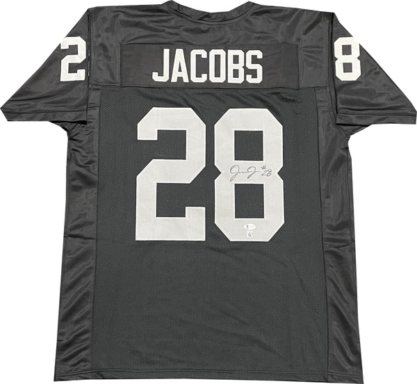 Josh Jacobs Autographed Oakland Raiders Custom Jersey (BVG)