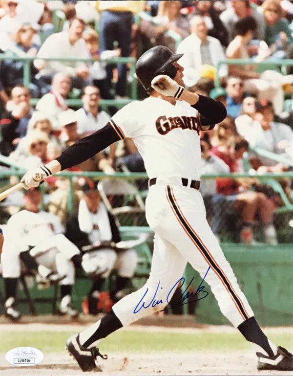 Will Clark Autographed 8x10 Baseball Photo (JSA)