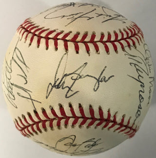 1996 Colorado Rockies Autographed Official Baseball