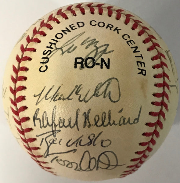 1996 Atlanta Braves Team-Signed ONL Baseball with (20) Signatures